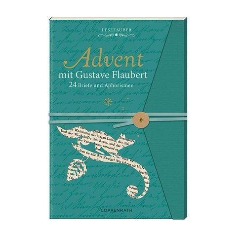 Lesezauber: Advent mit Gustave Flaubert - Briefbuch zum Aufschneiden